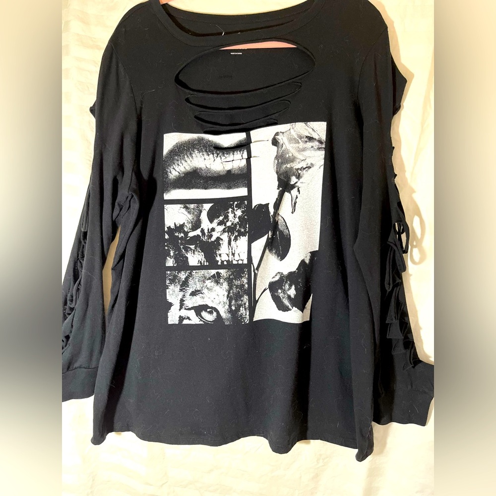 Torrid lovesick long sleeve shirt